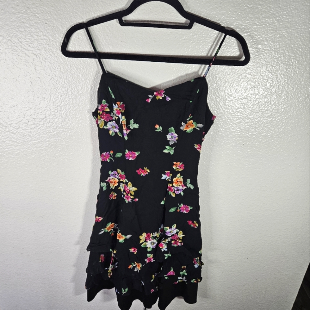 Eileen West Vintage Floral Mini Dress Size 4